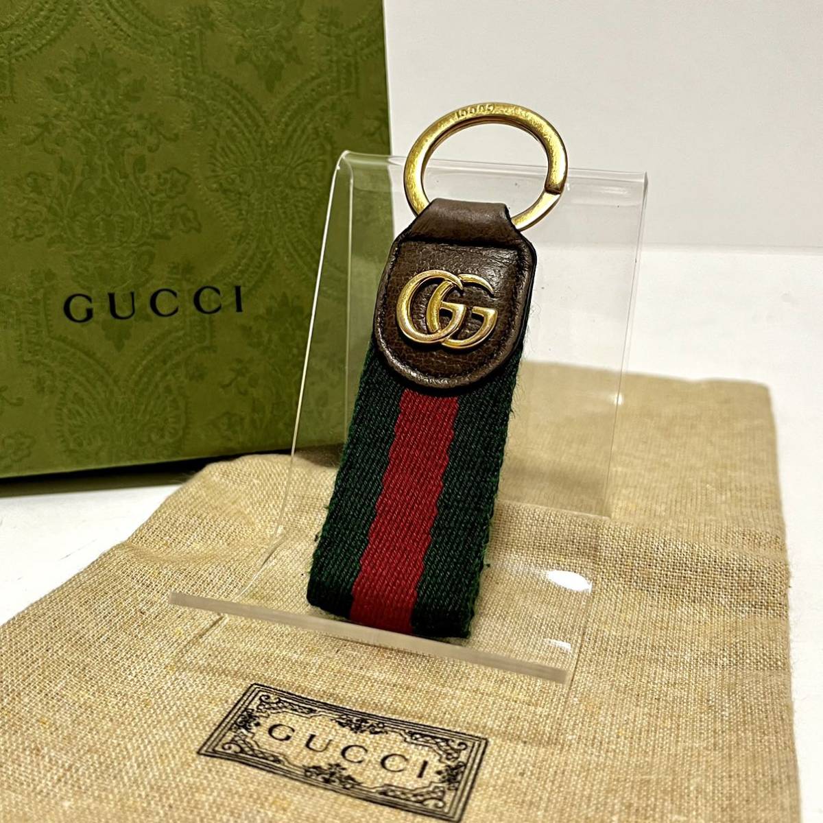 究極】GUCCI グッチ 馬蹄型 キーリング-