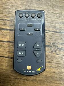 「C-1-221」V-CUBE Box テレビ会議システム用リモコン 赤外線発光確認済
