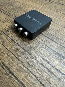 「D32_14」HDMI to CVBS ビデオ変換アダプタ 現状出品