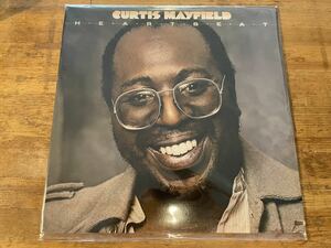 CURTIS MAYFIELD HEARTBEAT LP US ORIGINAL PRESS!! MARY J BLIGE ネタ「YOU'RE SO GOOD TO ME」収録