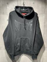 Supreme 22AW シュプリーム パーカー 黒 RHINESTONE SHADOW HOODED SWEATSHIRT BLACK XL_画像1