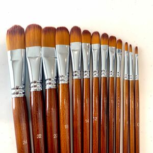 絵筆 油絵筆 水彩画筆 アクリル 13本セット 新品 未使用　筆　ブラシ　絵 