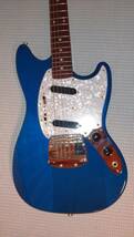 Fender Made in Japan Traditional 70s Mustang Sapphire Blue Transparent 【日本製】 フェンダー ムスタング_画像2