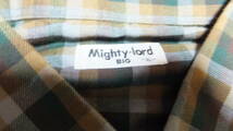 大きいサイズ メンズ mighty lord チェック柄 長袖 カジュアルシャツ サイズ 3L_画像4