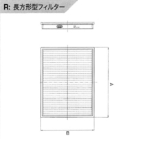 ＢＭＣ純正交換用エアフィルター　ＡＬＦＡＲＯＭＥＯ１４５／１５５_画像2