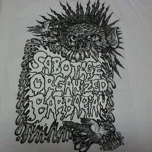 S.O.B KAZUHIRO IMAIデザイン Tシャツ 白 LIPCREAM DEATHSIDE GAUZE GASTUNKの画像3