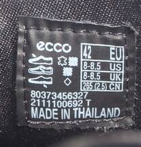 US 8-8,5/ EU42/ 26,5ｃｍ前後 ECCO ZIPFLEX M LOW LEA/TEX GORE-TEX 803734-56327 エコー スニーカー_画像9