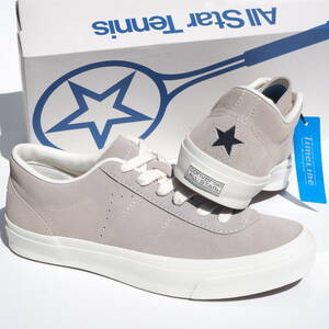 新品 US 7 1/2/26cm 日本製 CONVERSE ONE STAR J VTG HS SUEDE TIMELINE ヒールスター グレー スエード made in japan ワンスター