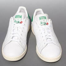 美品!! 26.5cm 限定 19年 バレンタイン限定 adidas Originals STAN SMITH スタンスミス 白ｘ緑 レザー 天然皮革_画像3