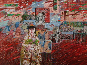 Art hand Auction Hiroshi Hamamura [Pensamientos de Nagasaki/Verano del 65.º año], De un libro de arte raro, Buen estado, Nuevo enmarcado de alta calidad., envío gratis, pintor japonés, películas del oeste, marino, cuadro, pintura al óleo, retrato