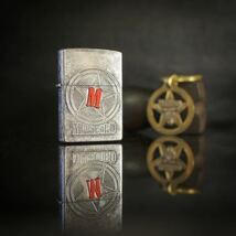 【 特別出品 】 1円スタート 未使用 2000年 Marlboro MEDIUM StarCompass Zippo マールボロ スターコンパス ジッポー Silver シルバー_画像1