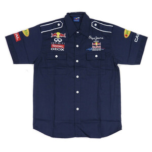 Pepe jeans ペペ・ジーンズ Infiniti インフィニティ Red Bull レッドブル 半袖 ピットシャツ (XXL) [並行輸入品]