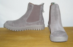  new goods *BUENO* high class suede real leather made. side-gore boots *. beige *23.0.