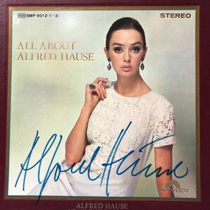 三枚組 BOXセット アルフレッド・ハウゼ All About Alfred Hause 3LP サイン色紙付 美女 レコード 5点以上落札で送料無料Rの画像2