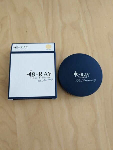 新品未使用　D-RAY D-クリア ファンデーション　ナチュラル　10周年記念パッケージ　限定カラー