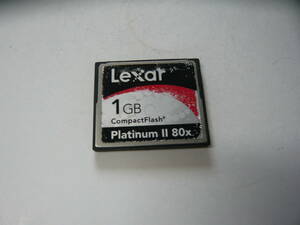 動作保証！LEXAR CFカード 1GB Platinum Ⅱ80x