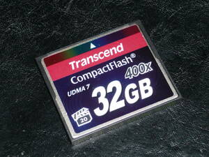 動作保証！Transcend CFカード 400x 32GB