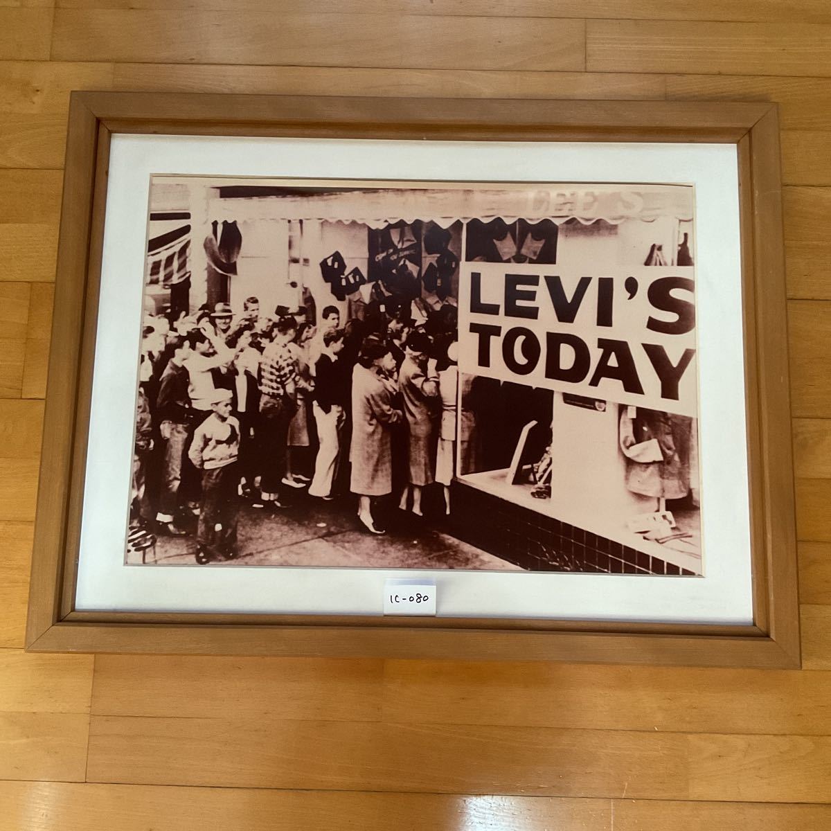 ★Levi's★LEVI's★LEVI'sTODAY★Large photo★Storeroom release★1C-080★BigE★501★Denim★Jeans★Not for sale★, antique, collection, Printed materials, others