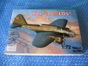 プラモデル PANTERA 1/72 双発爆撃機 PZL.37A Los ロシュ 未組み立て 昔のプラモ 当時物 稀少 海外のプラモ