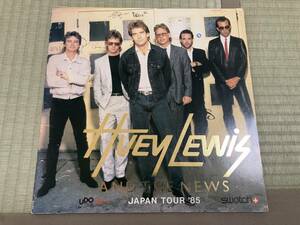 【1000円スタート チケット半券付き】ヒューイルイス＆ザニュースコンサートパンフレット JAPAN TOUR '85 日本武道館ライブ