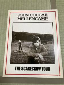 【1000円スタート チケット半券付き】ジョンクーガーメレンキャンプコンサートパンフレット THE SCARECROW TOUR 1986 日本武道館ライブ