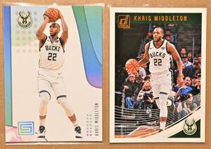 KHRIS MIDDLETON (クリス・ミドルトン) トレーディングカード 2枚セット 【NBA ミルウォーキーバックス Milwaukee Bucks】