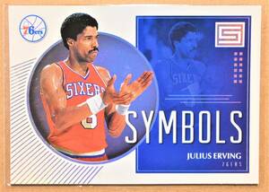 JULIUS ERVING (ジュリアス・アービング) 2018-19 SYMBOLS リフレクター トレーディングカード 【NBA,セブンティシクサーズ,76ers】