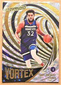 KARL ANTHONY TOWNS (カールアンソニータウンズ) 2021-22 REVOLUTION VORTEX トレーディングカード 25 【NBA,ティンバーウルブズ,WOLVES】