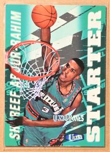 Shareef Abdur Rahim (シャリーフ・アブドゥル ラヒーム) 1997 ULTRA STARTER トレーディングカード 【NBA グリズリーズ Grizzlies】