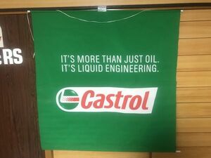 新品未使用 Castrol Racing カストロール フラッグ 旗 タペストリー レーシング AE86 スープラ GT-R ランエボ 180SX シルビア R32