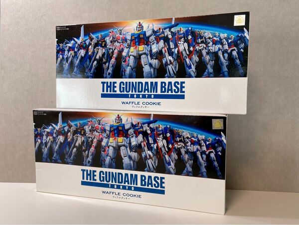 ガンダムベース　限定ワッフルクッキー空箱2個セット