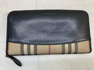 BURBERRY バーバリー ノバチェック　ラウンド　長財布[03-2631