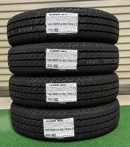 2023年製 ヨコハマ スーパーバンY356 145/80R12 80/78N　 新品４本セット