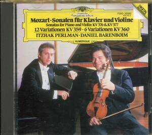 モーツァルト／ヴァイオリン・ソナタ第３２番、第３３番他　パールマン（ｖｎ）、バレンボイム（ｐｆ）