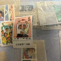 貴重な中国人民郵政 耳付き その他世界切手等おまとめ_画像3