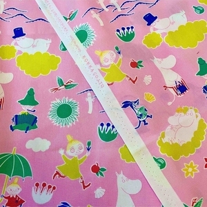 MOOMINoks cloth .. on. Moomin 110×50cm pink with defect Moomin 