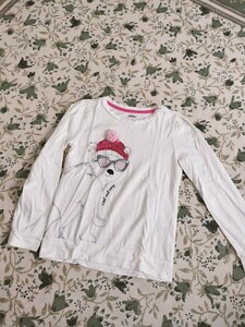 ハワイで購入　GYMBOREEジンボリー　シロクマ長袖Tシャツサイズ10　130-140