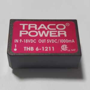 TRACO POWER　絶縁DC-DCコンバータ　THB 6-1211　5V出力