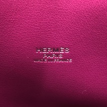 エルメス HERMES ボリード27 A刻 ローズパープル シルバー金具 スイフト ハンドバッグ レディース 中古_画像6