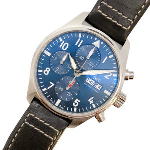  Inter National часы Company IWC Pilot часы хронограф 41 IW388101 нержавеющая сталь наручные часы мужской б/у 