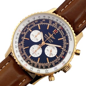  Breitling BREITLING Navitimer Classic limited world 100ps.@ limitation H30330 black K18PG wristwatch men's used 