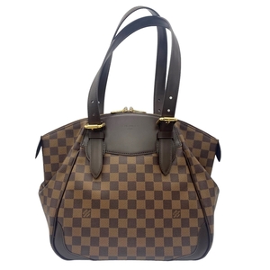 ルイ・ヴィトン LOUIS VUITTON ヴェローナMM N41118 ダミエ・エベヌ トートバッグ レディース 中古