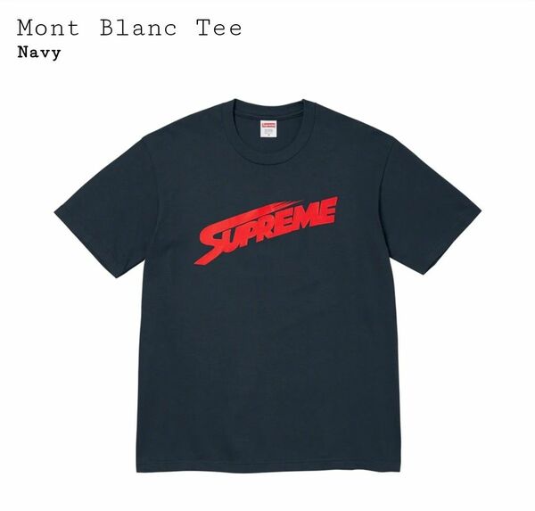 supreme Mont Blanc Tee Navy 