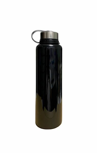 【新品】取手つきステンレス水筒【1500ml ブラック】