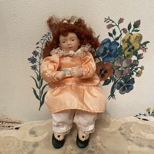 ヴィンテージ　ビスク　ドール 人形　アンティーク　陶器　ビンテージ　フランス　レトロ