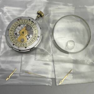 ロレックス ムーブメント Cal.3035 針 ガラス リューズ 竜頭 正規品 パーツ 自動巻 稼動品 ROLEX AT デイトジャスト ムーヴメント メンズ