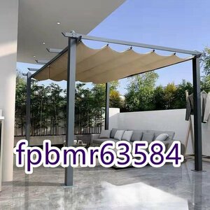  super popular * shade attaching pergola beige / terrace shade sunshade awning beige 