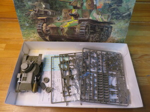  not yet painting half final product fine mold FM16 1/35 9 . type light tank [ is number ] plastic construction type . obi 