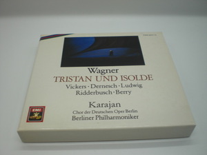 4CD　ワーグナー：楽劇『トリスタンとイゾルデ』ヴィッカース、他　カラヤン/ベルリン・フィル　1971・72年　国内盤　対訳付き　倉2