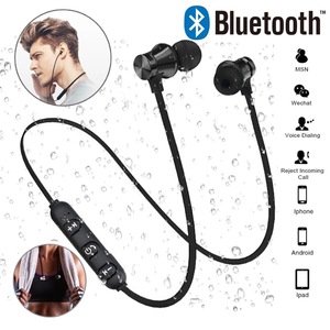 イヤホン　Bluetooth ワイヤレスイヤホン iPhone アンドロイド 対応 ブルートゥース イヤフォン イヤホンマイク 両耳 USB ブラック　1
